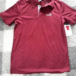 Puma boys NWT polo shirt size 10-12